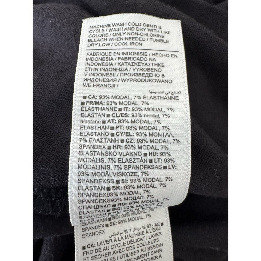 Athleta Women's Release Midi Wrap Skirt in Black Modal Size 1X Plus Soft - Picture 7 of 8